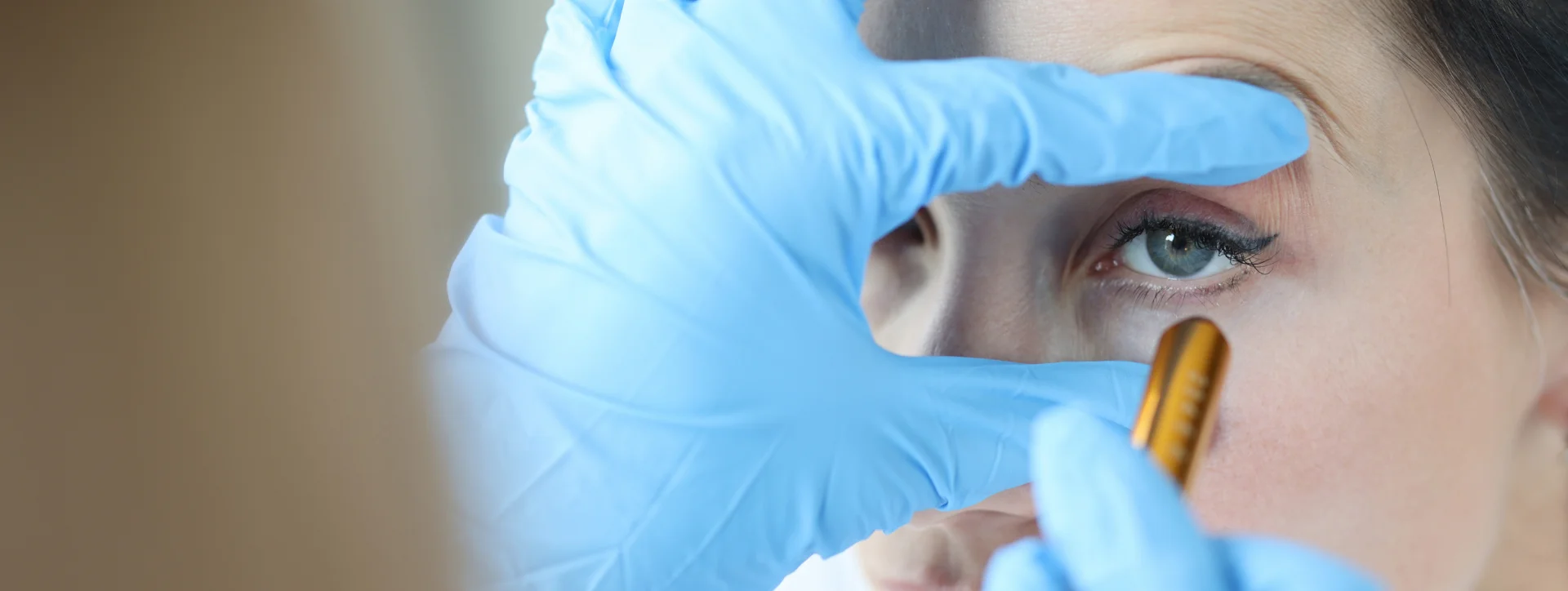Vasan Healthcare logo with eye care services