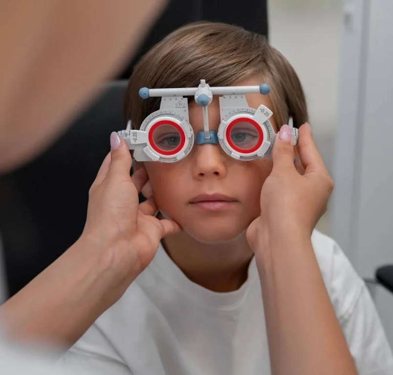 Professional eye care services for children