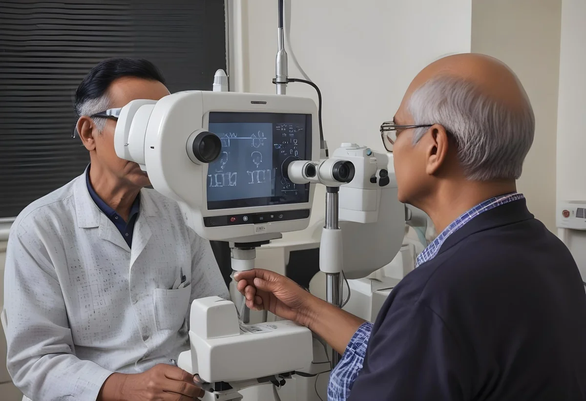 Professional eye care services at vasan health care hospital