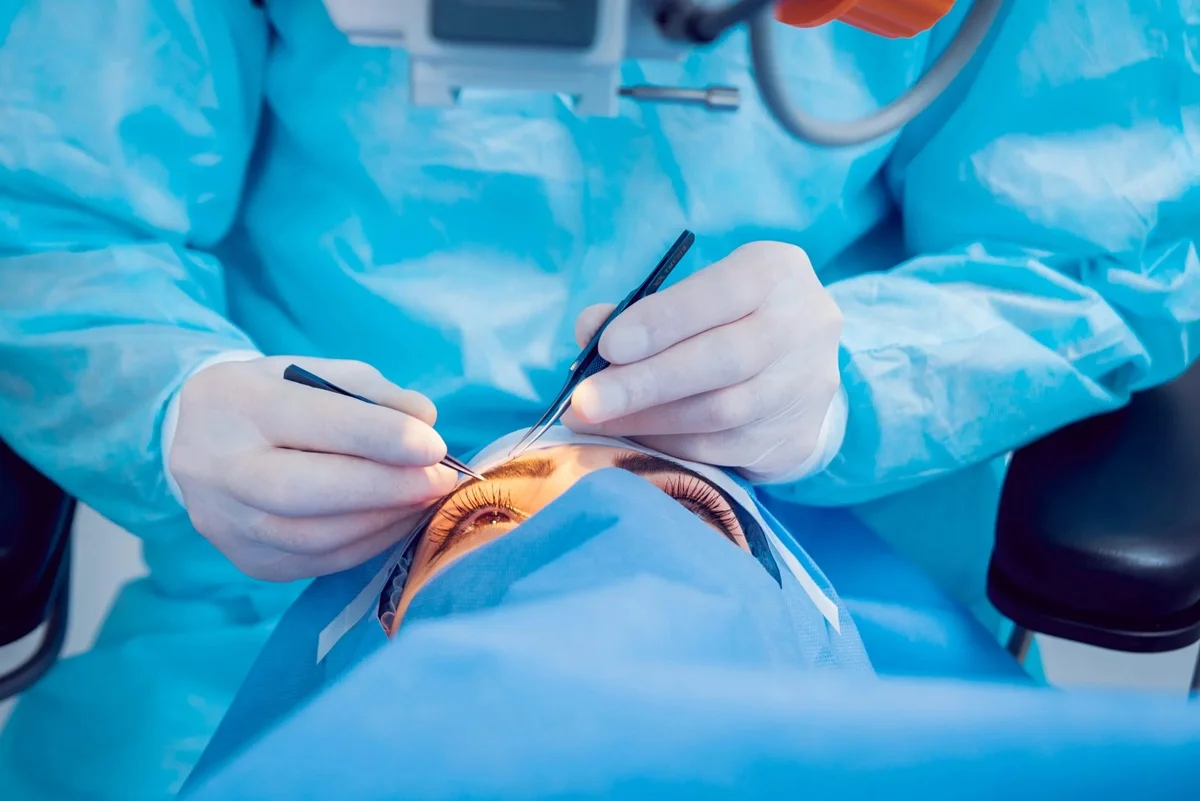 Oculoplastic surgery focusing on reconstructive eyelid and eye procedures