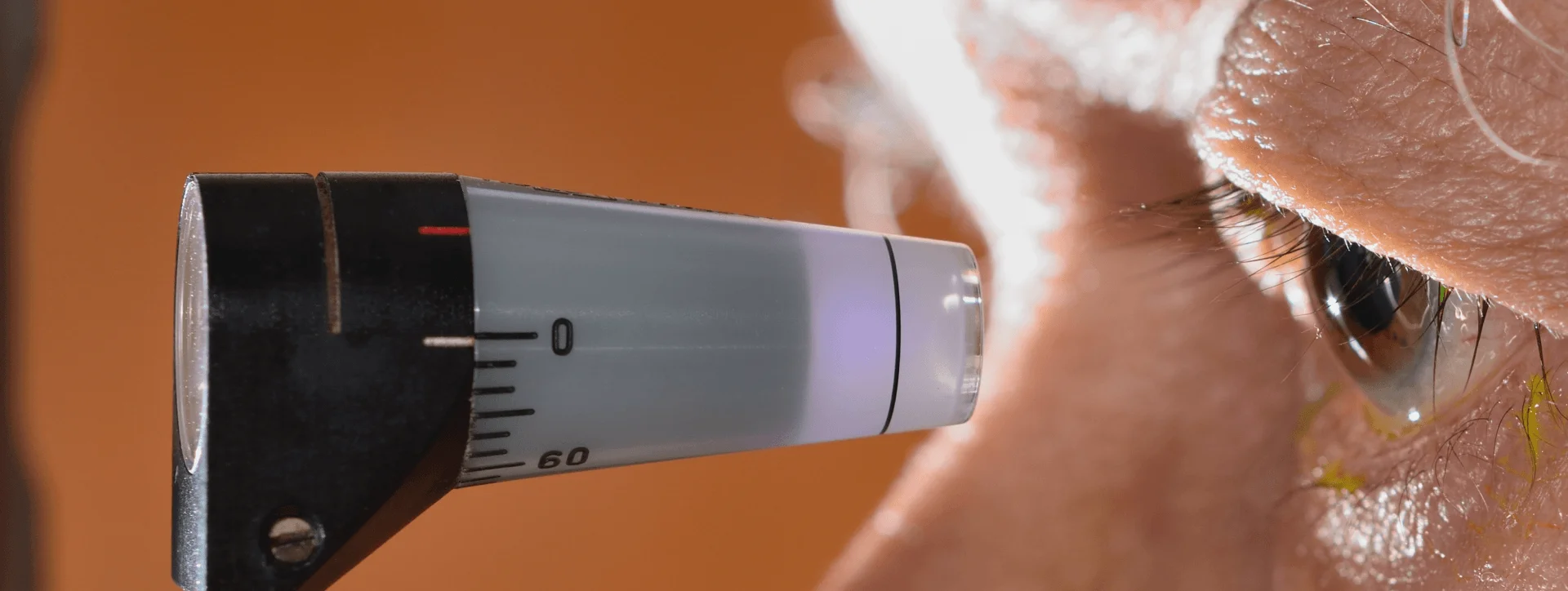 Eye pressure test to check for glaucoma