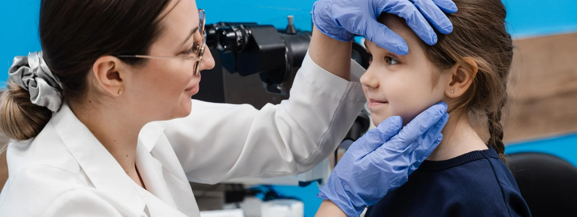Professional eye care services for children