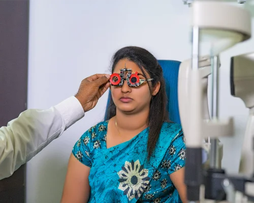 Professional eye care services at vasan health care hospital